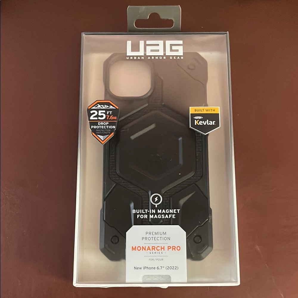 UAG Monarch Pro iPhone Case in Black